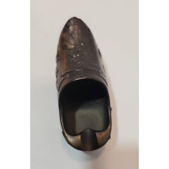 Vintage Metal 1970's Holland Dutch Clog Ashtray 4.5" Long 1.75" Tall - Picture 6 of 11